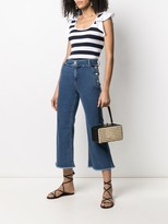 Thumbnail for your product : Liu Jo Mid Rise Cropped Jeans