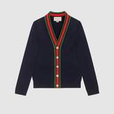 Thumbnail for your product : Gucci Wool knit cardigan