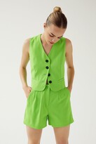 Thumbnail for your product : Nasty Gal Womens Dart Detail High Waisted Smart Shorts