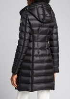 moncler hermine hooded puffer jacket