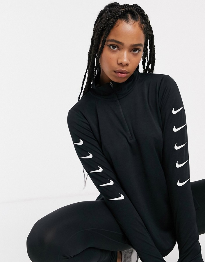 nike half zip running