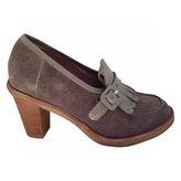 Thumbnail for your product : Robert Clergerie Old ROBERT CLERGERIE Grey Flats