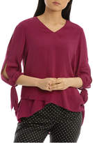 Thumbnail for your product : Regatta 3/4 Sleeve Layered Asym Hem Top