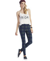 Thumbnail for your product : Wet Seal Soft Plaid Leggings