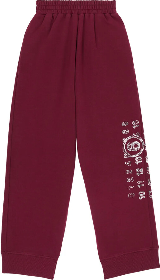 MM6 MAISON MARGIELA Signature Numbers Motif Sweatpants