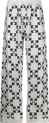 Off-White Arrows print silk pyjamas