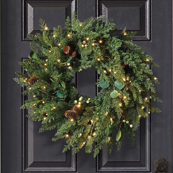 Frontgate 36" Pre-Lit Wreath