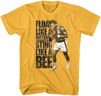 Novelty T-Shirts Short-Sleeve Muhammad Ali Sting Like A Bee Tee