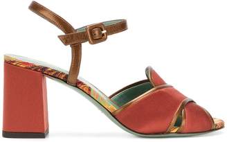 Paola D'arcano crossover strap sandals