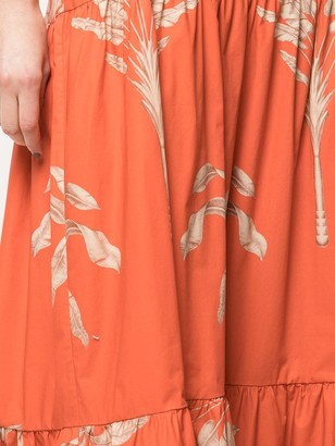 Johanna Ortiz Floral Print Maxi Skirt