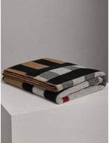 Thumbnail for your product : Burberry Check Wool Cashmere Blanket