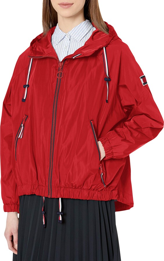 Tommy Hilfiger Women's Iconic Hooded Windbreaker Jacket - ShopStyle