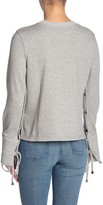 Thumbnail for your product : J.o.a. Tie Sleeve Crew Neck Top