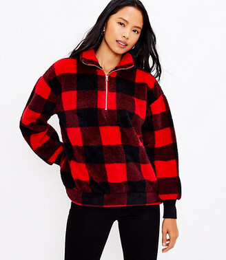 petite sherpa pullover