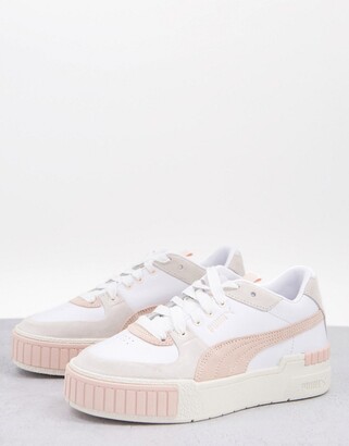 Puma Cali Sport sneakers in white and pastel pink - ShopStyle Trainers &  Athletic Shoes