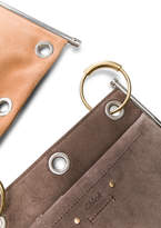 Thumbnail for your product : Chloé Small Roy Calfskin & Suede Double Clutch