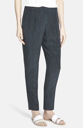 Eileen Fisher Print Slouchy Tapered Pants