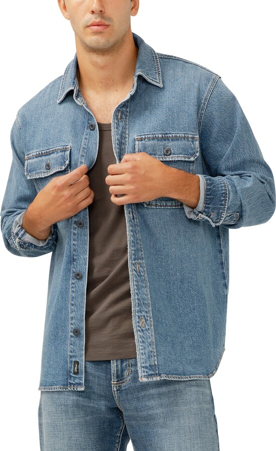 Silver Jeans Co. Denim Shirt Jacket
