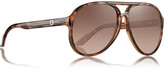 Thumbnail for your product : Gucci Aviator-style acetate sunglasses