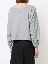 Thumbnail for your product : A.L.C. ruched sleeve sweatshirt