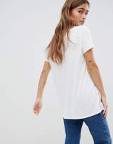Thumbnail for your product : ASOS Petite DESIGN Petite v-neck swing t-shirt 2 pack SAVE