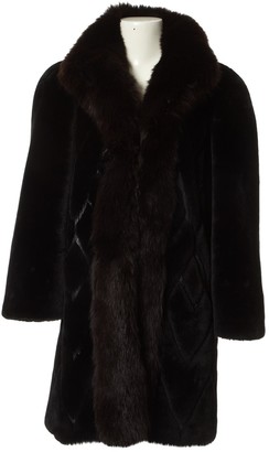 Christian Dior Black Fox Coat for Women
