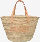Thumbnail for your product : Emilio Pucci Logo Patch Basket Tote Bag
