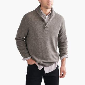 J.Crew Shawl-collar sweater in supersoft wool blend
