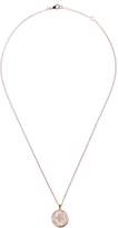 Thumbnail for your product : De Beers 18kt rose gold Enchanted Lotus Mother-of-Pearl Medal diamond necklace
