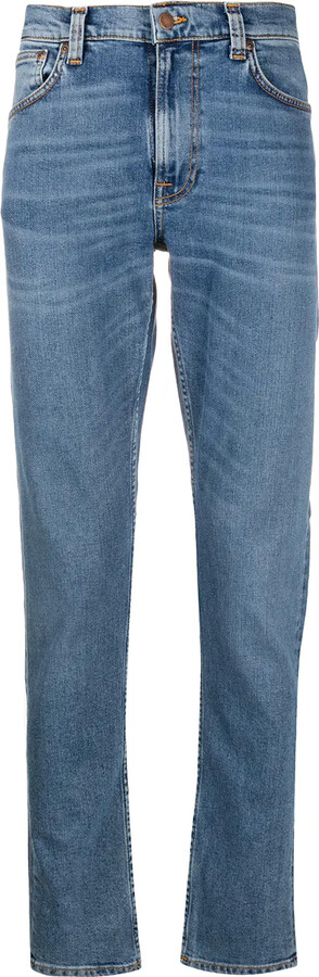 Nudie Jeans Mid Rise Straight Jeans
