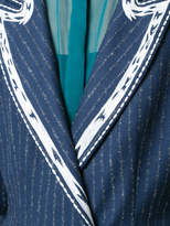Thumbnail for your product : Carolina Herrera contrast lapel coat