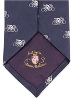 Thumbnail for your product : Paul Smith Cycle embroidery silk tie