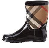 Thumbnail for your product : Burberry Kids' House Check Panel Rain Boot