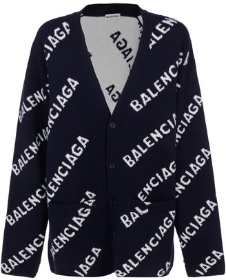 balenciaga black cardigan