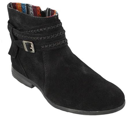 minnetonka suede ankle boot