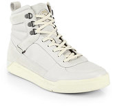 Thumbnail for your product : Diesel Tempus Leather & Suede High-Top Sneakers