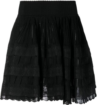 Alaia Tulle A-Line Skirt