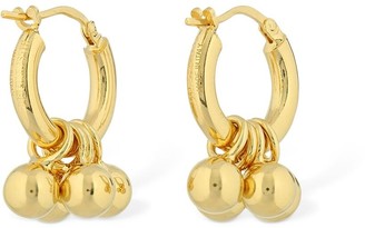 Jil Sander Small Hoop Earrings W/ Beads