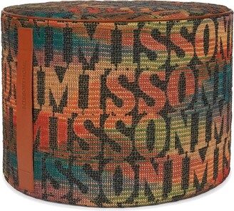 Missoni Home Brooklyn cylindrical pouf