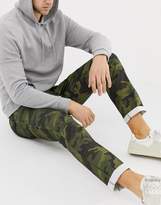 Thumbnail for your product : ASOS Design DESIGN slim pants in camo