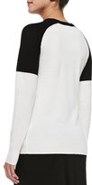 Thumbnail for your product : Haute Hippie Colorblock Embellished-Collar Sweater