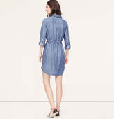 Thumbnail for your product : LOFT Chambray Shirtdress