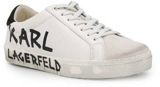 Karl Lagerfeld Paris Logo Print Sneakers