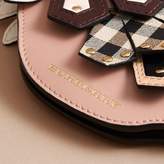Thumbnail for your product : Burberry The Falcon - Leather and Haymarket Check Coin Case, Purple