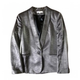 Thumbnail for your product : Sandro Silver Viscose Jacket