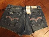 Thumbnail for your product : Levi's $36 Girls Sz 14 Levis Shorts Adjustable Waistband Denim Blue Jeans NEW