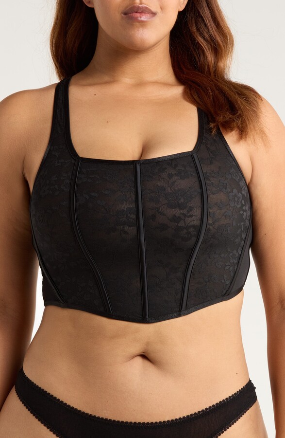 Couture No Show Lace Underwire Longline Bra