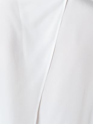 Jil Sander back slit shortsleeved blouse