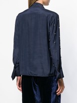 Thumbnail for your product : Erika Cavallini Embellished Fitted Blouse