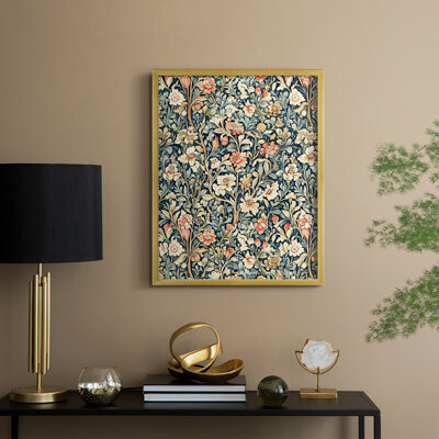 Winston Porter WM MORRIS Series DCCCLXXIX -Premium Framed Print -Ready to Hang - No Nails Required